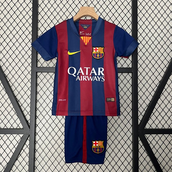Camiseta Barcelona 1ª Retro Niño 2014 2015